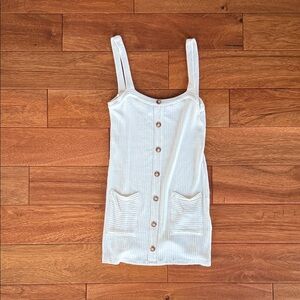 Reformation Cream Button-Down Camisole